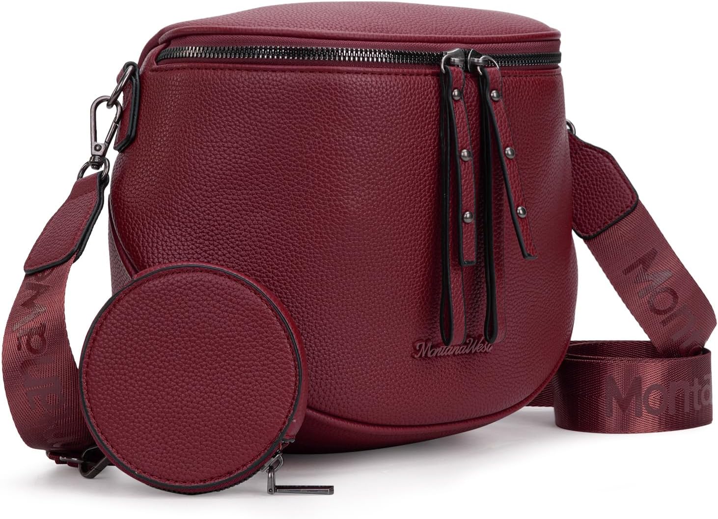 Montana West Crossbody Bags for Women Bum Bag Sling Purse with Adjustable Strap and Coin Purse