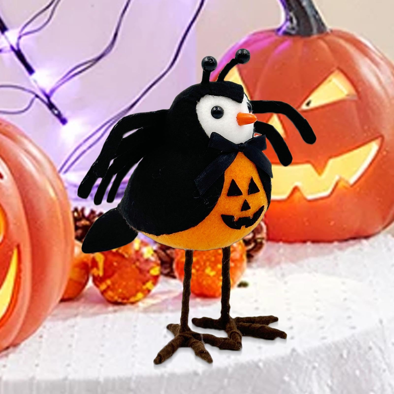Amazon.co.jp: 鳥動物のハロウィーン人形、ハロウィーン立ち鳥人形