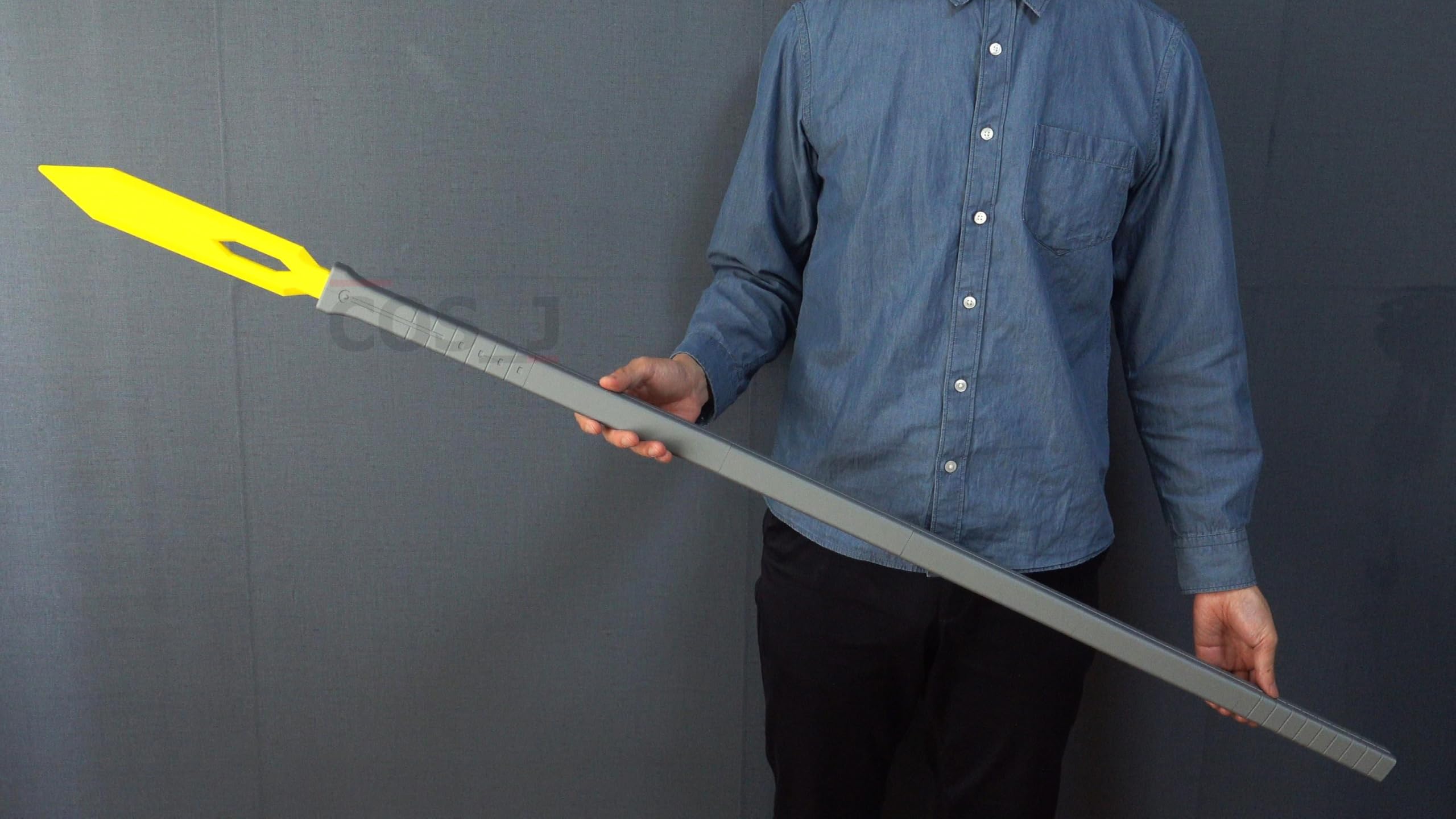 Amazon.co.jp: コスジェイ コスプレ用 ワールドトリガー 弧月 槍 武器