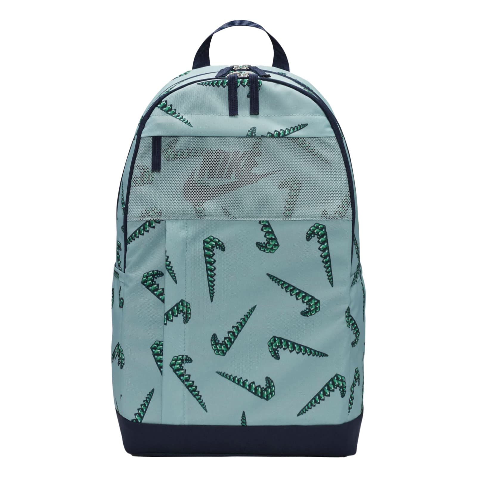Nike Rucksack für Sport Freizeit Reise Schule Outdoor Backpack, Farbe:Grün, Artikel:-451 obsidian/obsidian/obsidian