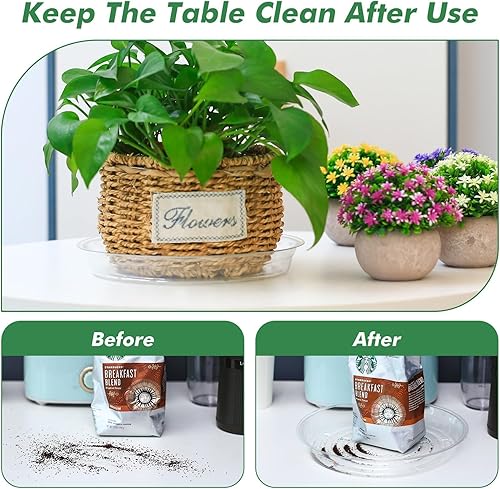 Miniatura 3 de Paquete de 20 platos de plástico para macetas de plantas interiores y jardineras