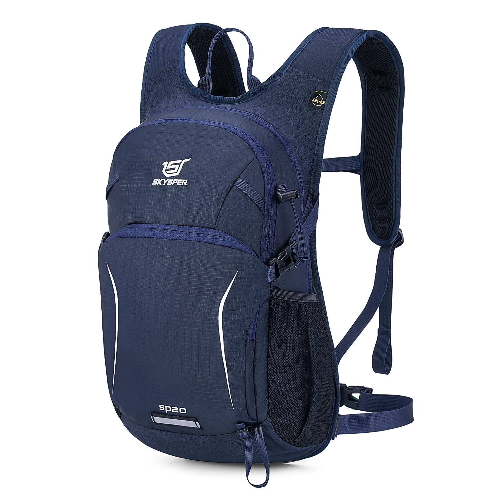 SKYSPER Fahrradrucksack 20L Wanderrucksack mit Rückenbelüftung, Mountainbike Rucksack Herren Fahrrad Rucksack für Sports & Outdoor Sport & Freizeit