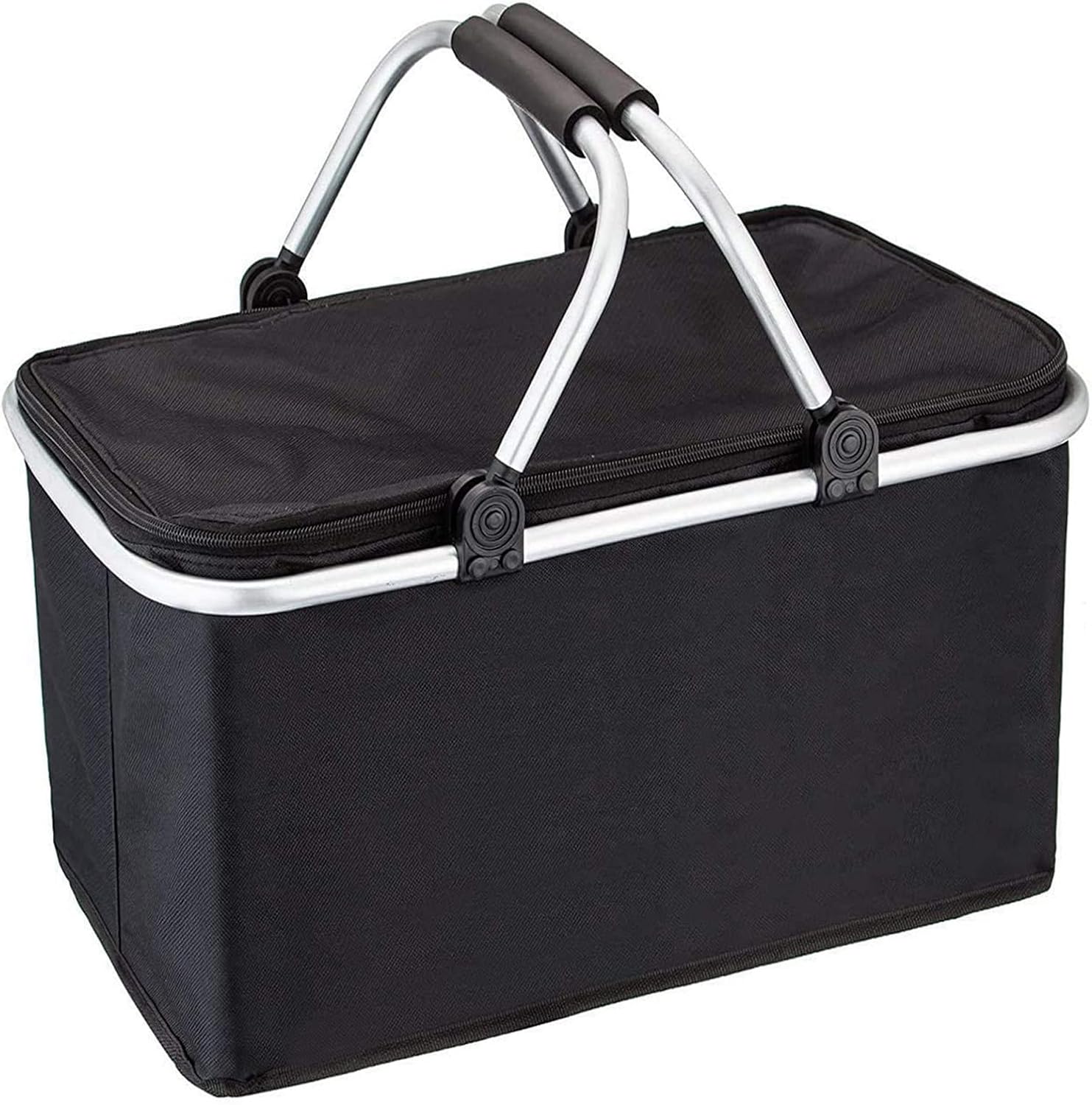 rismart 35L Collapsible Picnic Baskets with Handles Thicken Heat Preservation Cooler