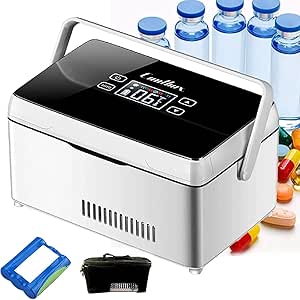 Nevera Medicamentos Portatil Leng Ke Paquetes De Hielo Aprobados Por La TSA, 2 Unidades Caja Isotermica
