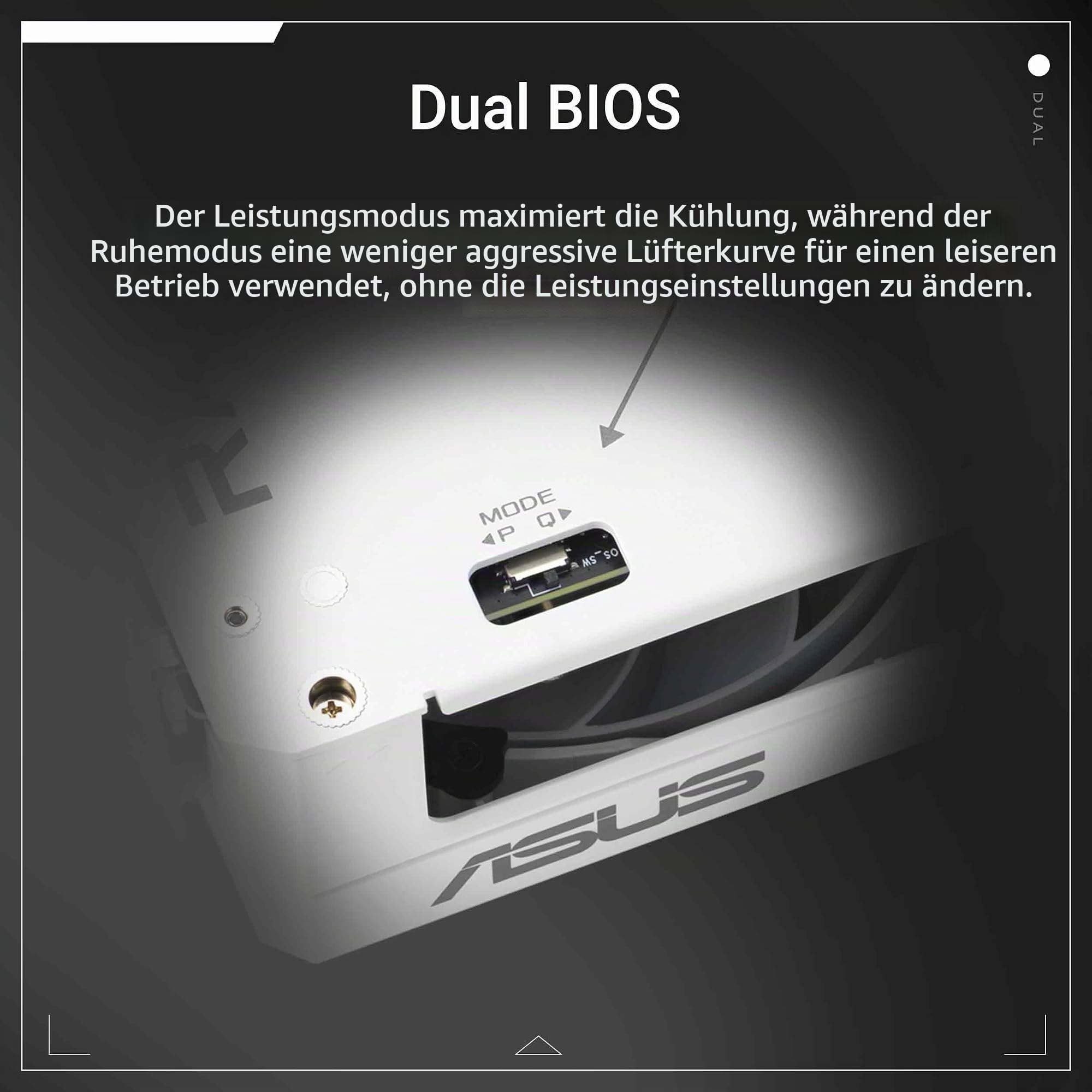 ASUS Dual Radeon RX 9060 XT 16GB GDDR6 White Edition (PCIe 5.0, 16GB GDDR6, HDMI 2.1b, DisplayPort 2.1a, 2.5-Slot Design, Axial-tech Lüfterdesign, 0dB Technologie und mehr)