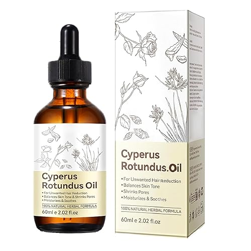 Cyperus Rotundus Oil,Cyperus Rotundus Oil for Hair Removal,Reduces Unwanted Body Hair Growth,Moisturize Smooth Skin for All Skin Types for Women &