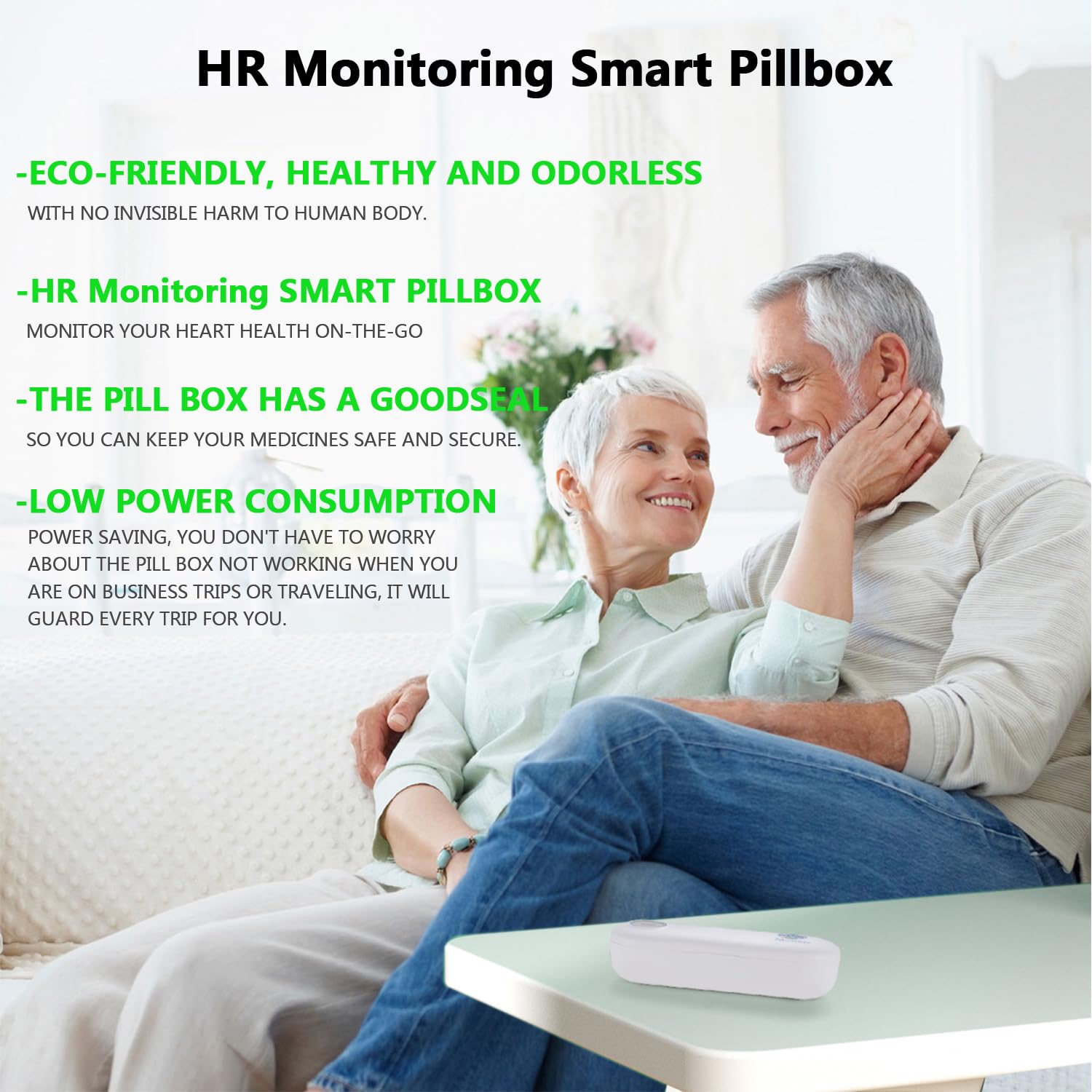 Dispositivo di monitoraggio della frequenza cardiaca Monitor Bluetooth portatile per forma d'onda ritmica, dispositivo per uso personale compatibile con iOS e Android