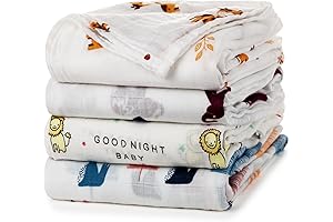 upsimples Unisex Baby Swaddle Blanket Set - 47 x 47 Inches