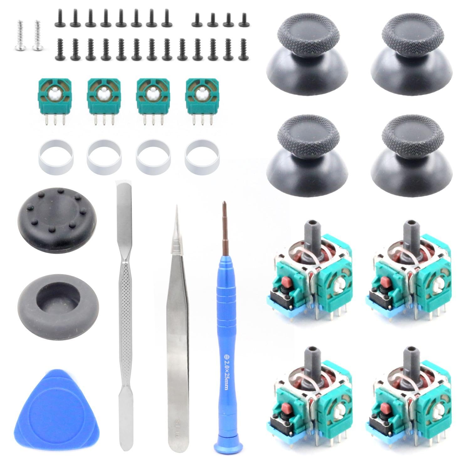 PS5 コントローラー 修理 交換サムスティック 26in1 ジョイスティック アナログスティック センサー サムスティック モジュール修理部品