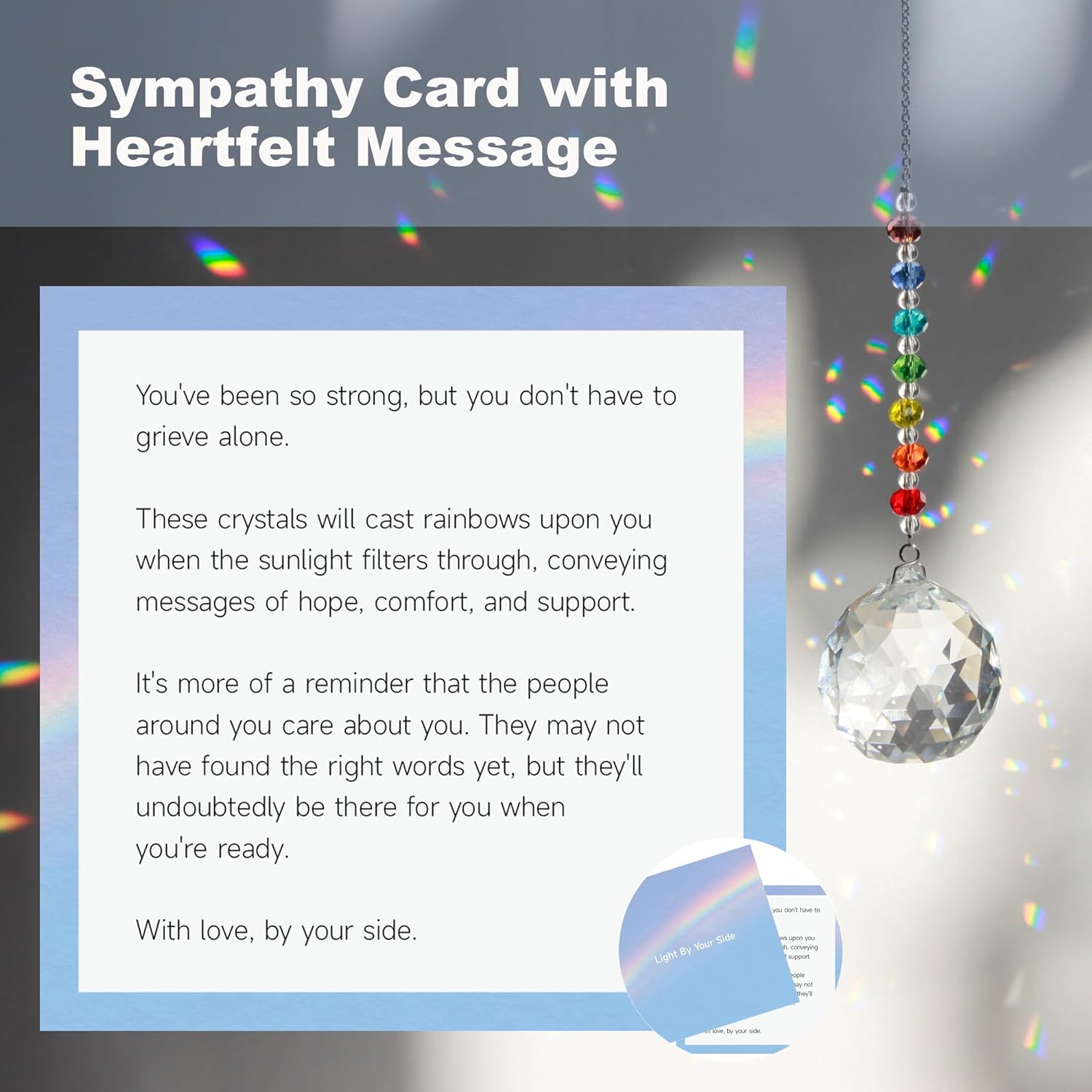 Guided Grief Journal & Light by Your Side Sympathy Gifts