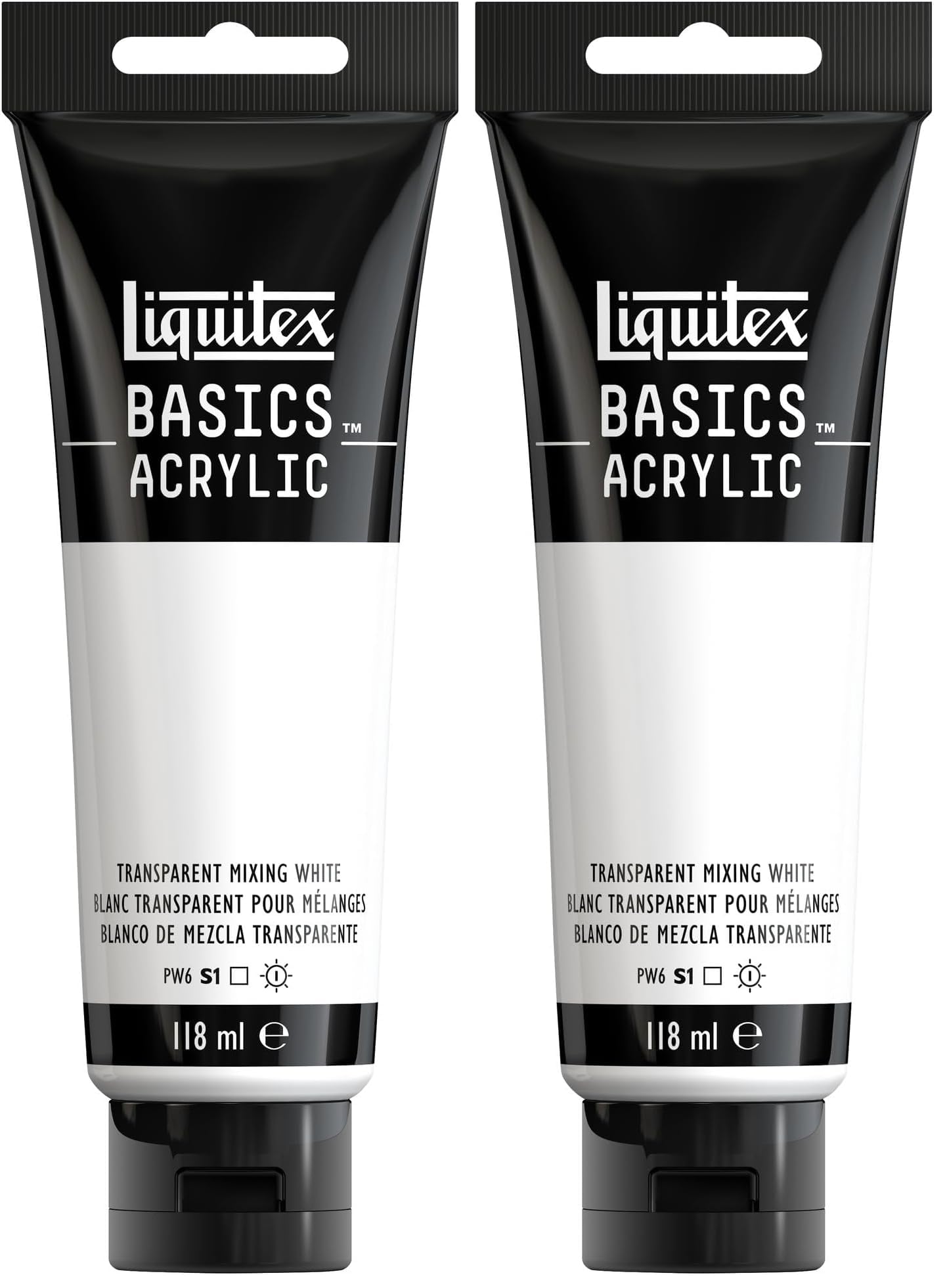 LIQUITEX Basics Acrylic Paint, Mars Black, 118 ml Tube — view 144