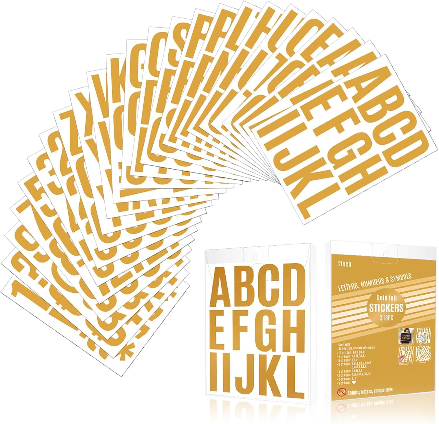 Gattin Des Jason 5 Buchstaben 24 Blätter Vinyl Buchstaben Zahlen Aufkleber 5 cm Goße Großbuchstaben