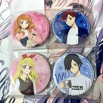 Amazon | アイカツ!スタイル 大空あかり 瀬名翼 缶バッジ 星宮いちご