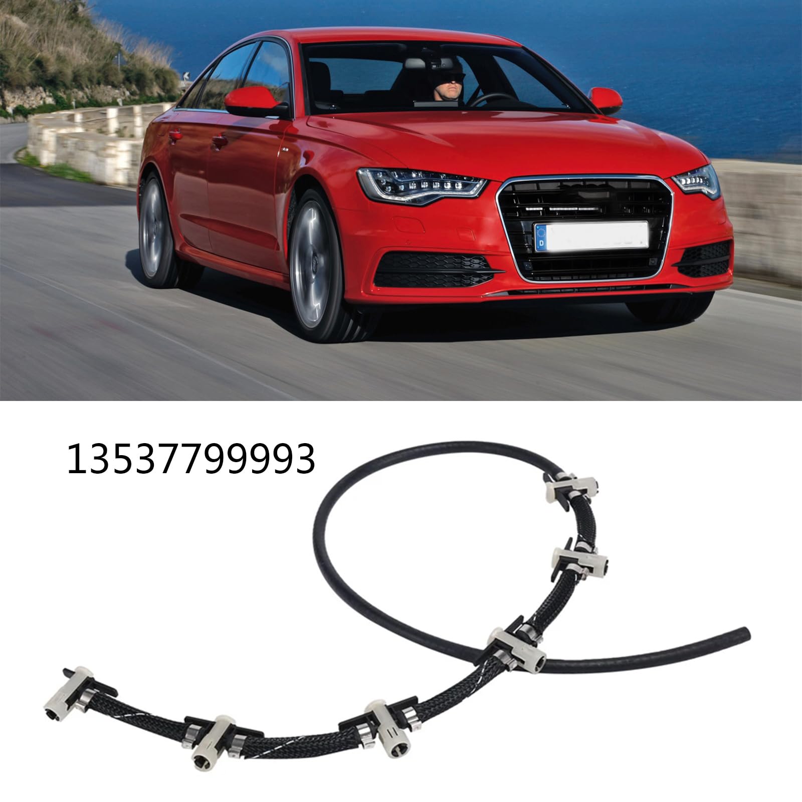 NUEAYMS 13537799993 Oil Return Hose Line Pipe Automotive Accessories Line Easy Installation