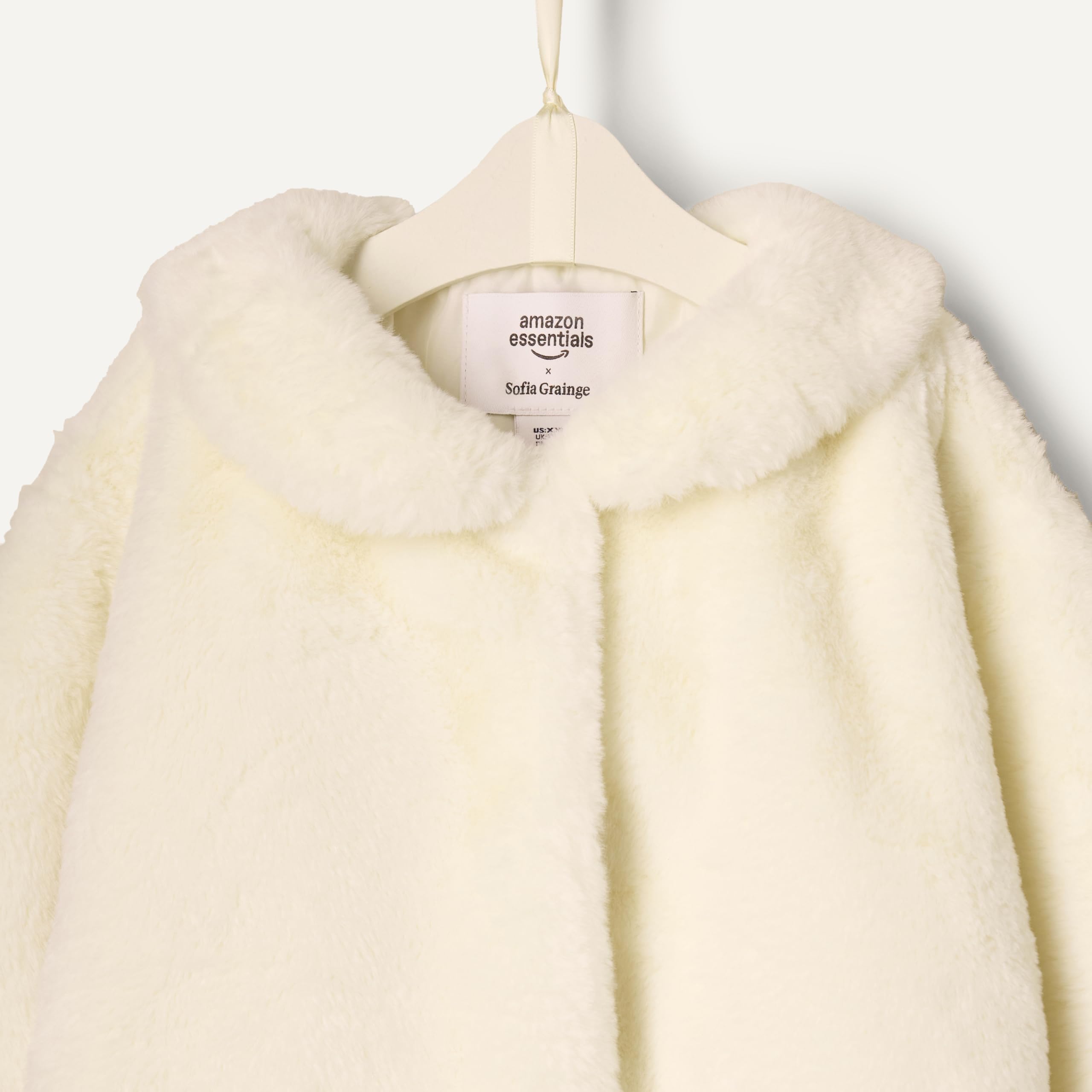 Amazon Essentials Mixte bébé Veste en Fausse Fourrure