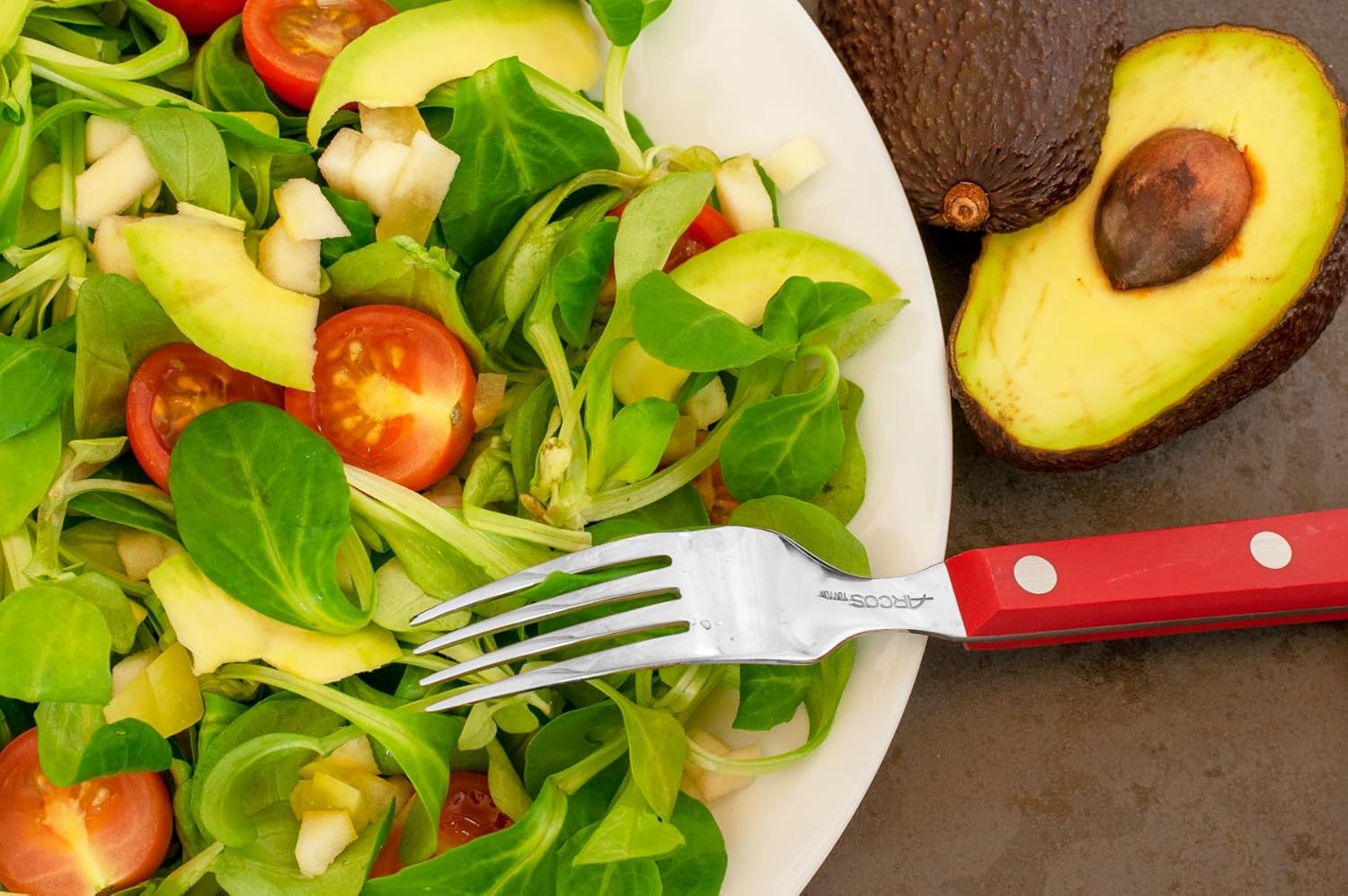 ARCOS Table Cutlery Fork: 18/10 stainless steel blade with a 18-10 inch blade with a lot of chrome and excellent mechanical properties