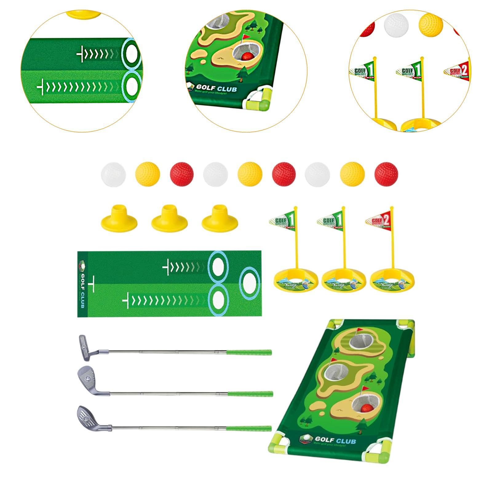 Set de Golf Infantil para Niños de 3 a 6 años: Regalo de Cumpleaños Ideal para Niñas Y Niños.