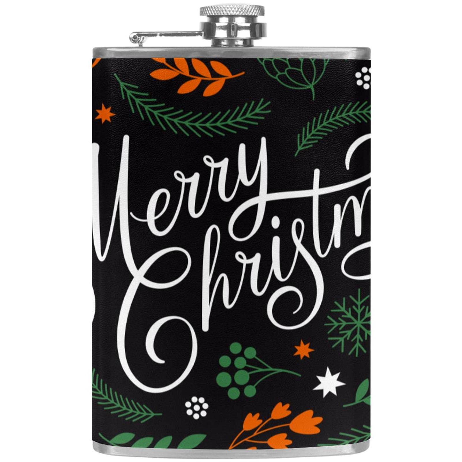 Petite flasque pour liqueur femme - Fiole de Noël étanche avec entonnoir discret