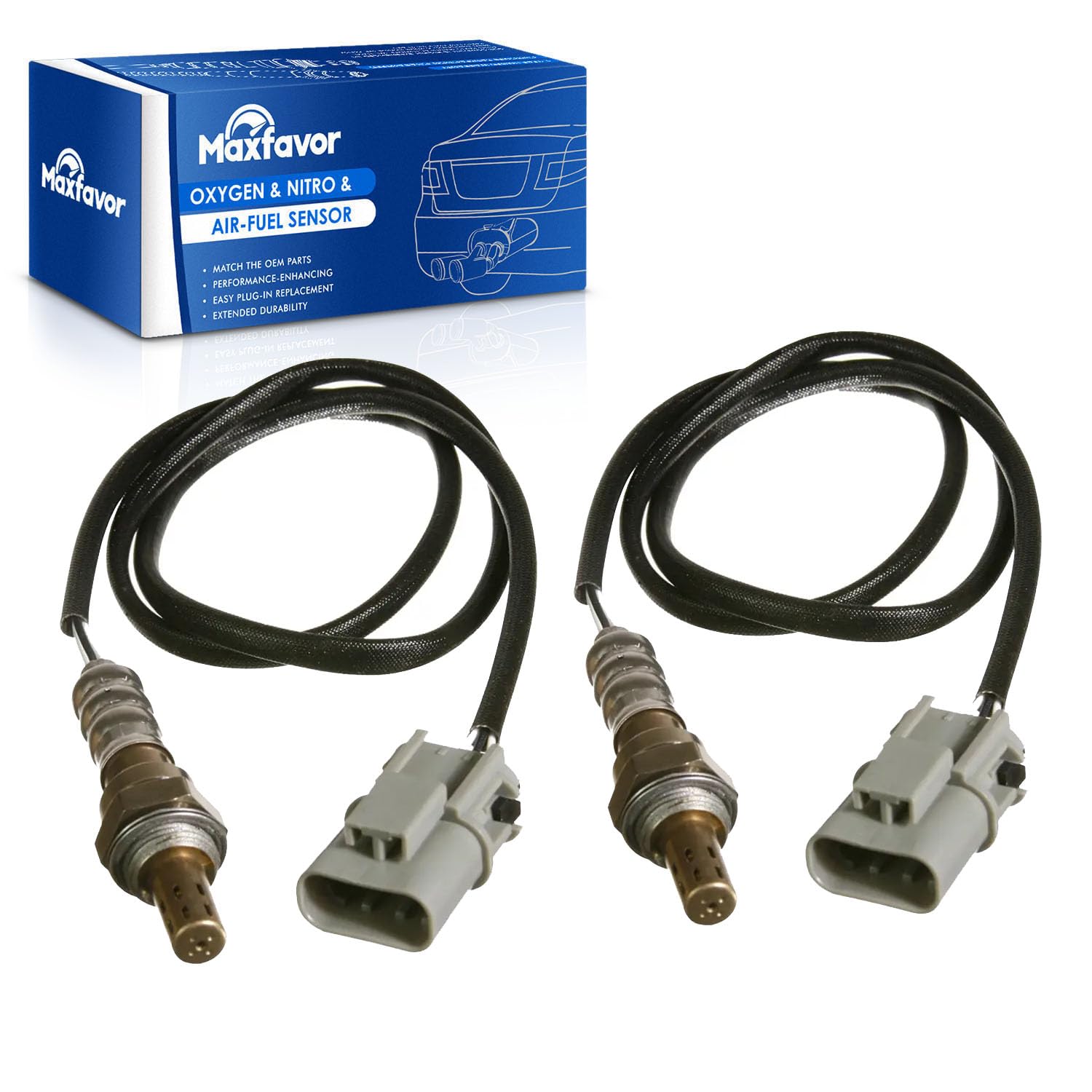 Amazon.com: Maxfavor 2Pcs Upstream Oxygen O2 Sensor