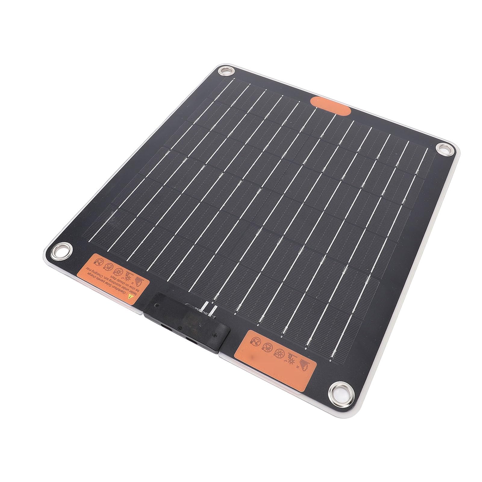 Fdit Panel Solar 20W, Cargador Solar Portátil con Doble Tipo C para