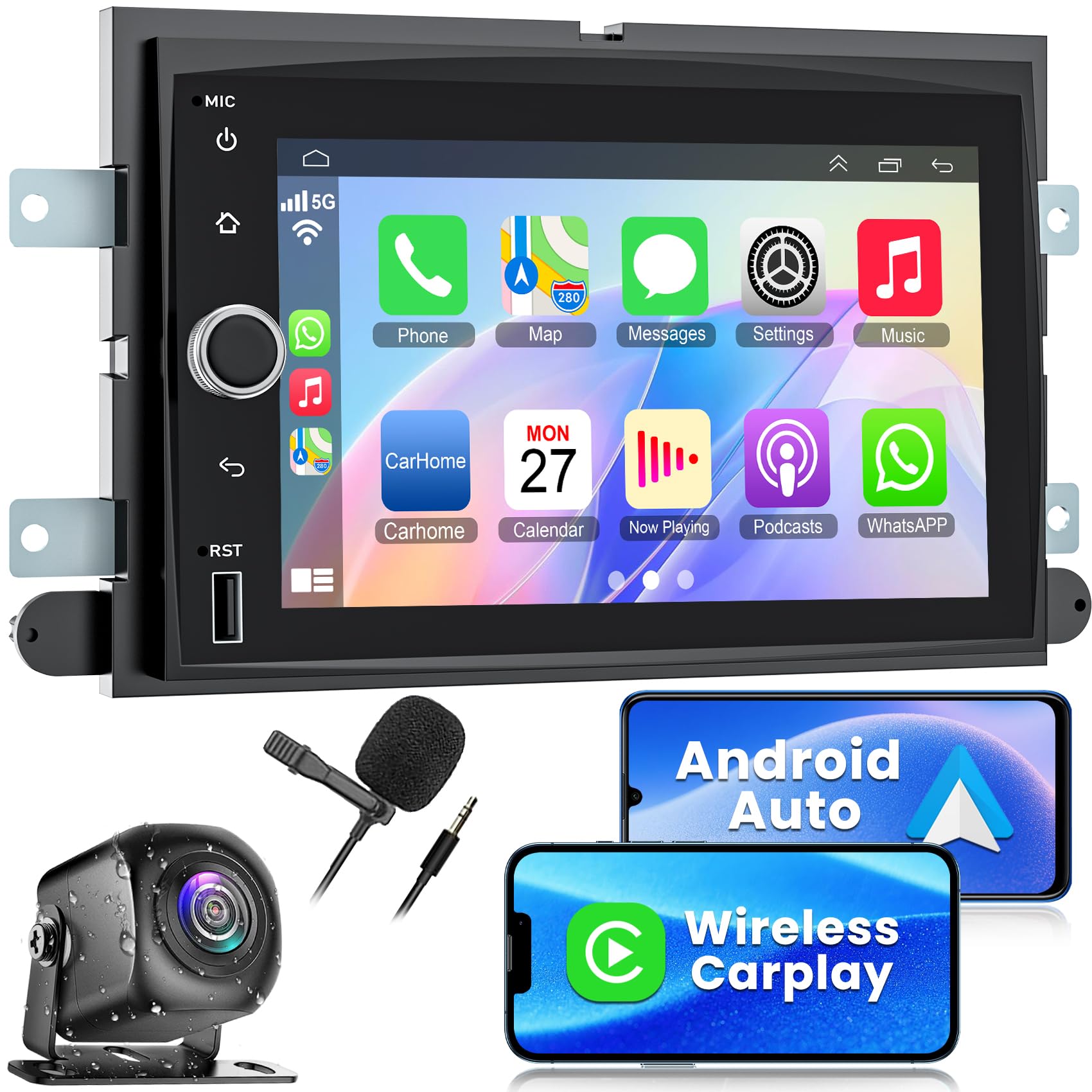 Inexaccessories Android 15 Car Radio