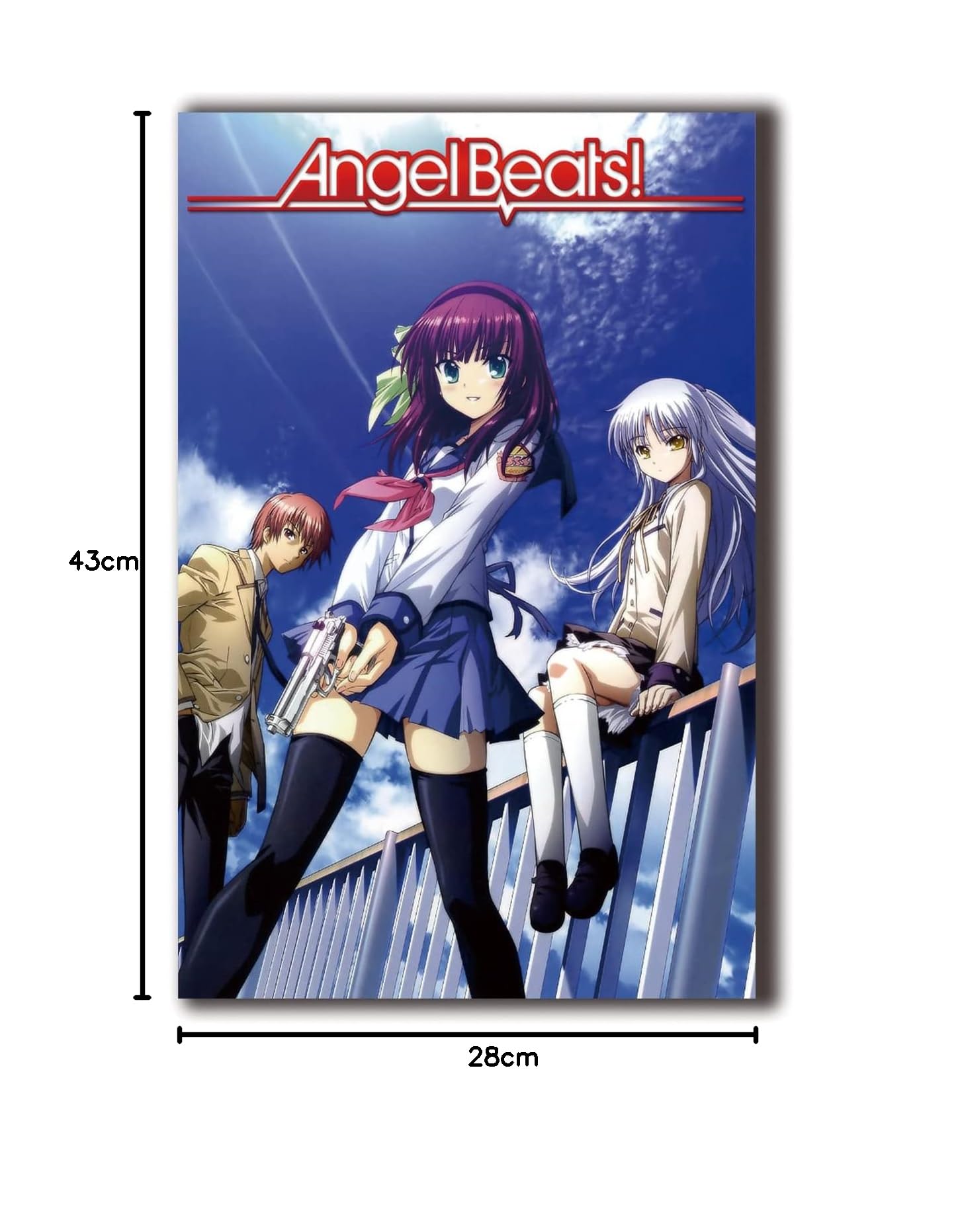 XIHOO Angel Beats! Poster for Home Decor Wall Art 11x17inch