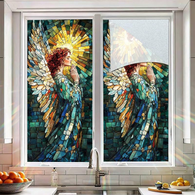Película decorativa de privacidad para ventana 18x40 pulgadas miniatura 5