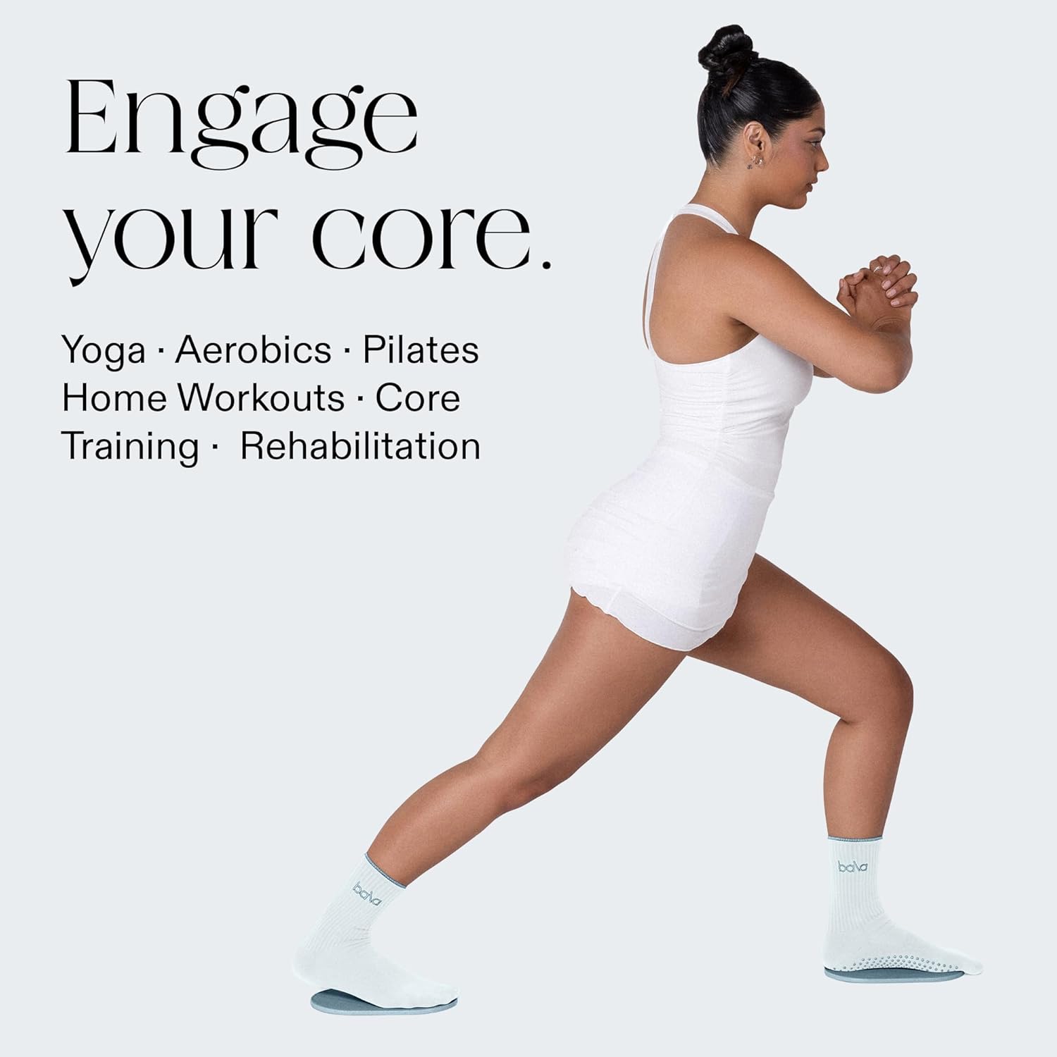 Bala Capsule Sliders for Working Out, Core Workout Sliders - Floor Exercise Sliders & Fitness Gliders for Squats, Lunges, & Push-up Variations - Strength Slides for Yoga, Pilates & Aerobics - Image 3