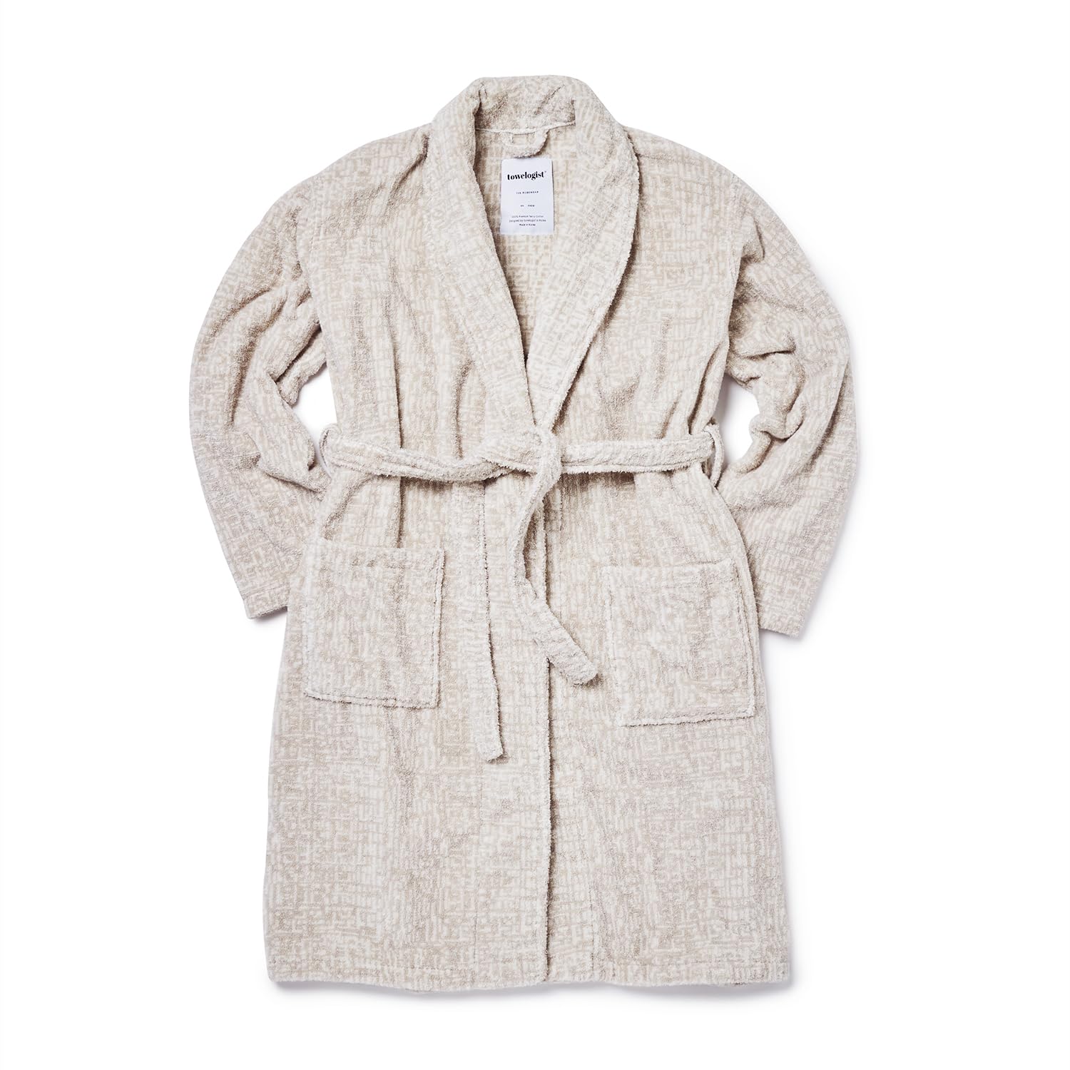 Premium Bath Robe 100 Cotton Zero Twist Soft Quick Dry Lightweight for Home Spa
