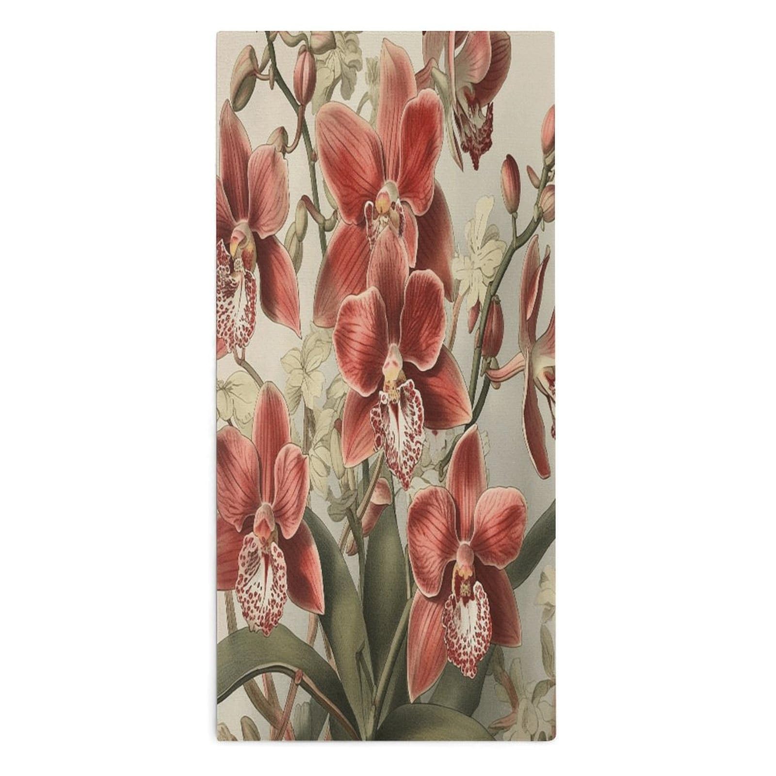 Btcowzrv Style Hand Drawn Plants Bath Towel Beach Towels Shower Towel