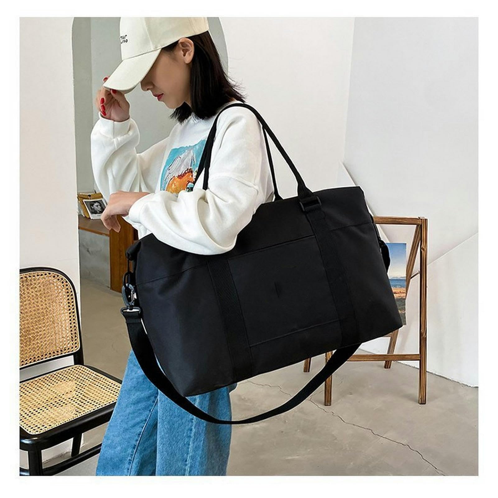 handgepäck Tasche Reisetasche Herren Fitness Bag Female Yoga Buns Fitness Sporttasche
