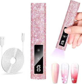 Makartt Handheld UV Nail Light with Painless Mode for Curing Builder Gel