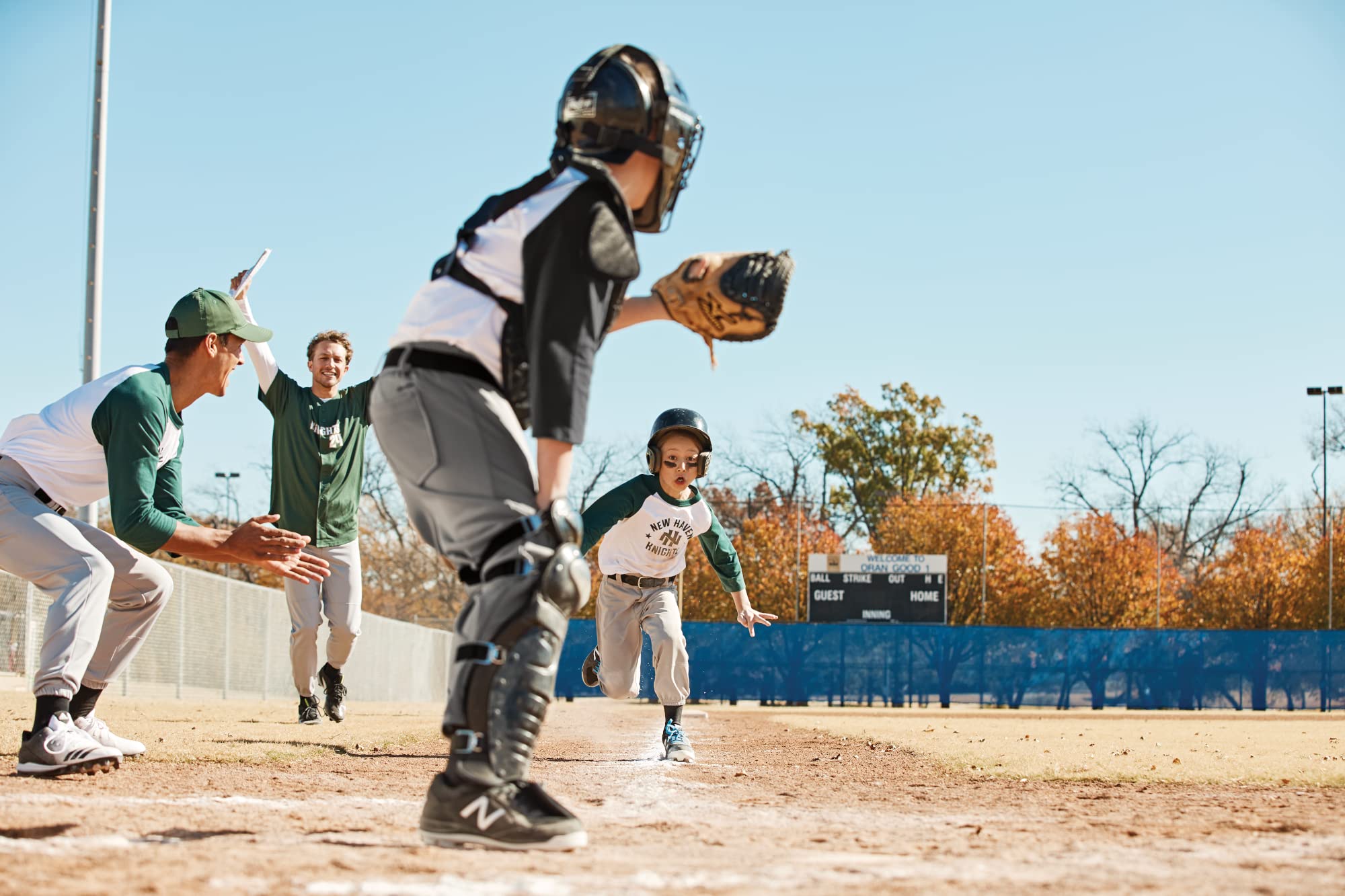 Custom Baseball Jersey T-Shirt | Youth Sizes | Add Your Team, Name, Number | Raglan 3/4 Sleeve, Unisex, 100% Cotton White/Gold