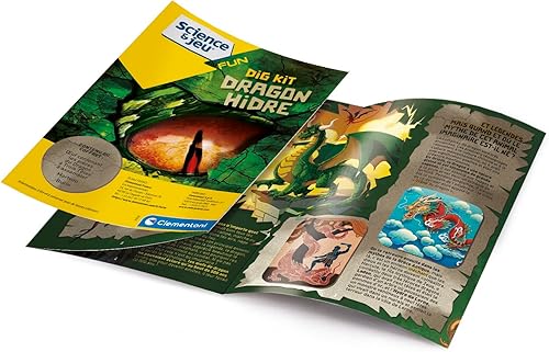 Miniatura 5 de Clementoni - Science & Play - Legendary Egg - Three-Headed Dragon - Breakable Egg & Dragon to Assemble - Hammer and Chisel Included - for Kids Ages