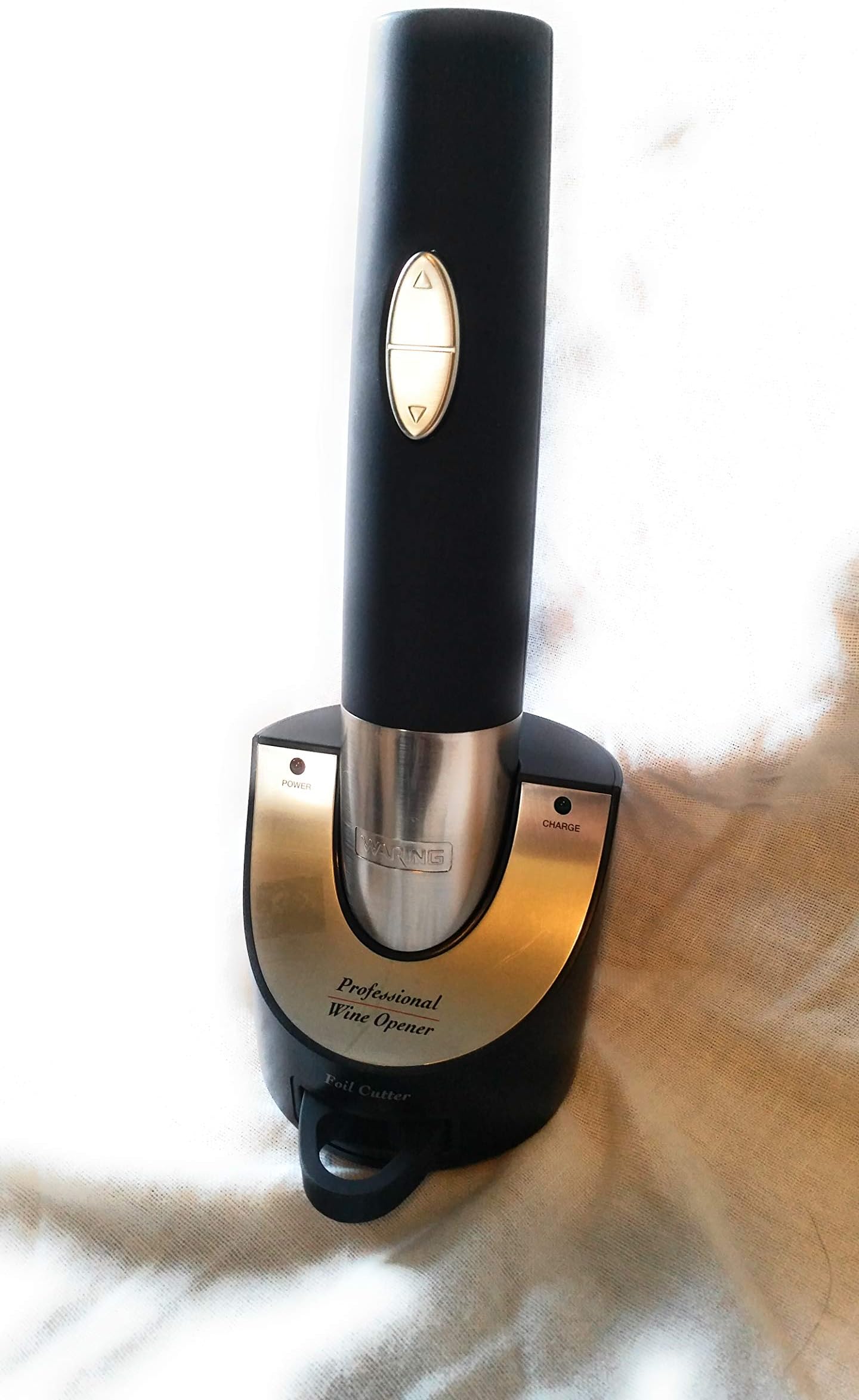 Waring Pro Professional Cordless Wine Opener and Vacuum Sealer Electric Wine Bottle