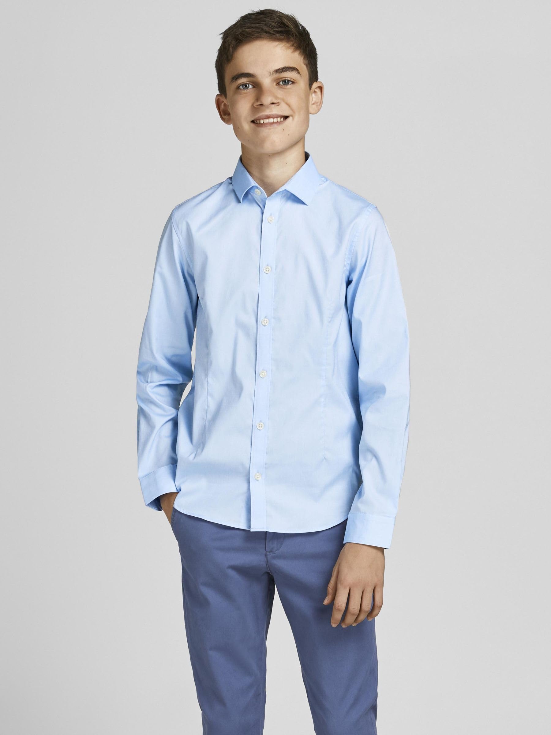 Jack & Jones Jjelinen Camiseta LS Sn Jnr Pantalones Vaqueros Niños