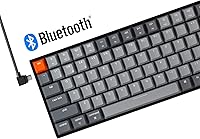 Vista 3 de Keychron K4 96% diseño 100 teclas inalámbrico Bluetooth 5.1teclado mecánico USB con cable Gateron G Pro azul interruptor retroiluminación LED blanca