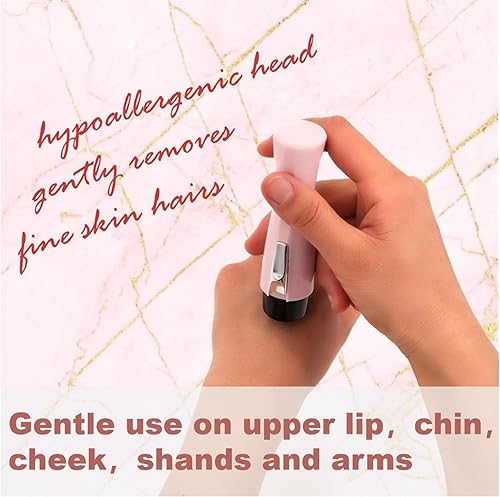 Miniatura 4 de Vaomts Depilación facial para mujeres, dispositivo de depilación sin dolor, afeitadoras faciales recargables para mujeres, maquinilla de afeitar