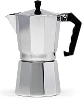 Vista 15 de Primula Cafetera Clásica para Estufa de Espresso y Café, Olla de Moka para Preparación de Café Italiano y Cubano, Cafetera Greca, Cafeteras, 12