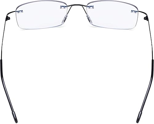 Miniatura 4 de Eyekepper Gafas de lectura progresivas sin marco, sin marco, multienfoque, lectores con filtro de luz azul, protección UV, para hombres y mujeres,