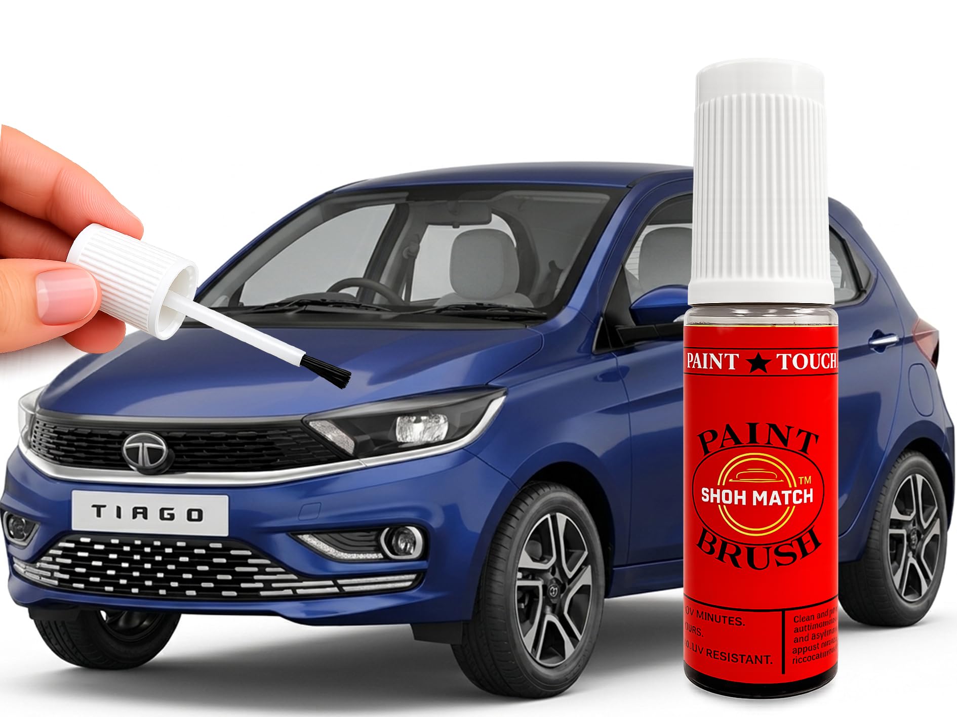 Show Match 2K Touch-Up Paint for Tata Tiago (Old Gen)– Scratch Remover Pen (Multiple Colors) (Arizona Blue(TAT9519)-image-20
