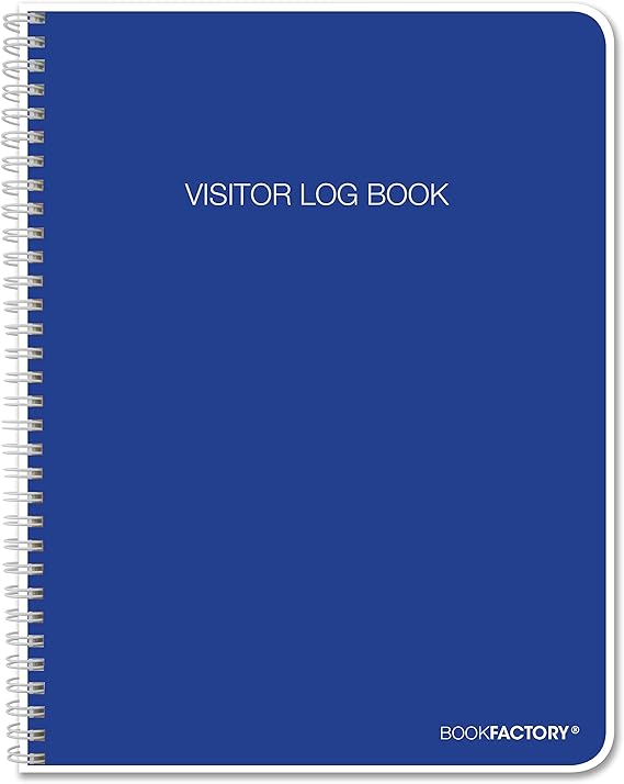BookFactory Visitor Log Book/Visitor Register/Visitor Signin Book
