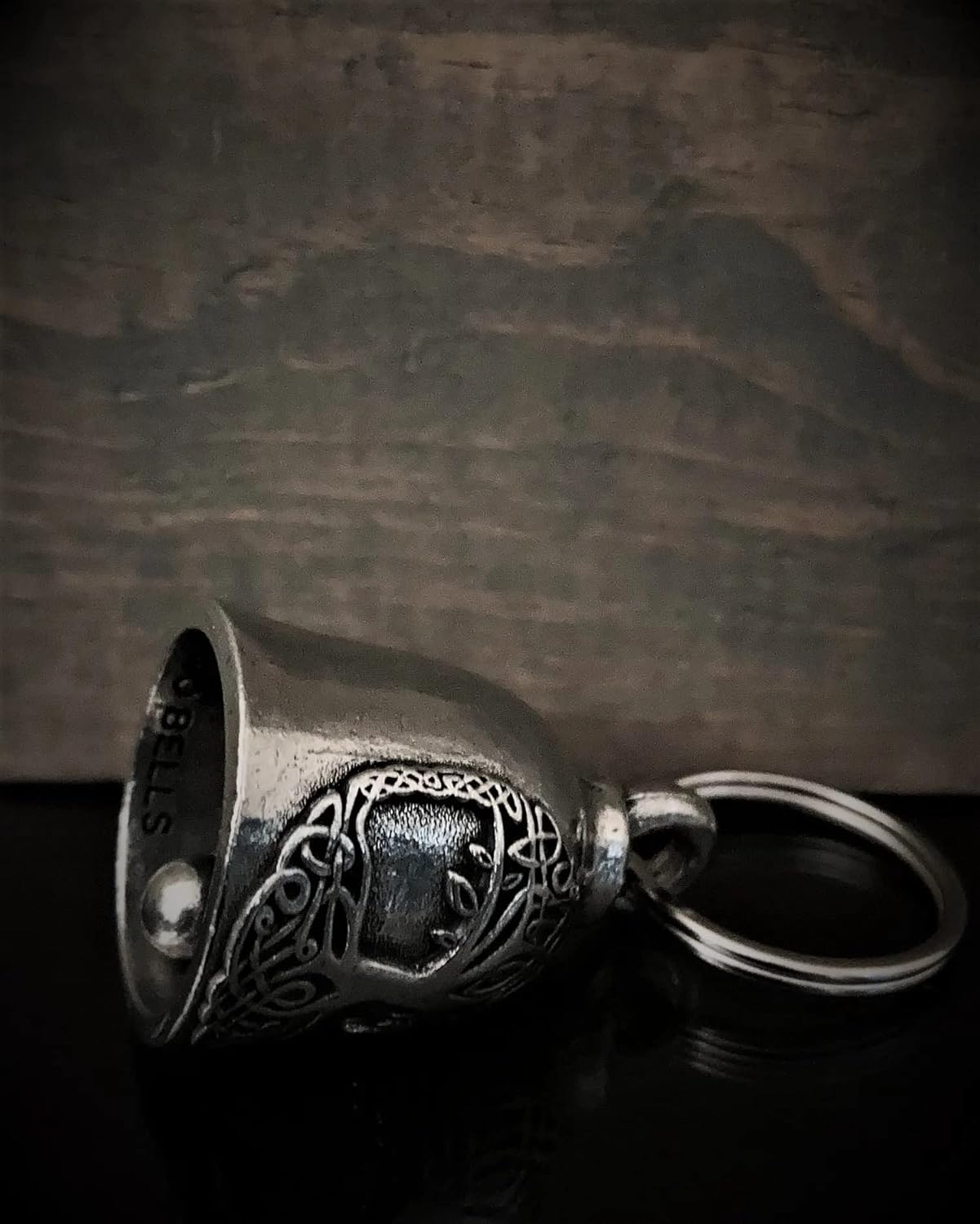 Bravo Bells Celtic Tree of Life Yggdrasil Bell - Biker Ride Bell Accessory or Key Chain for Good Luck on the Road - Made in the USA - Image 4