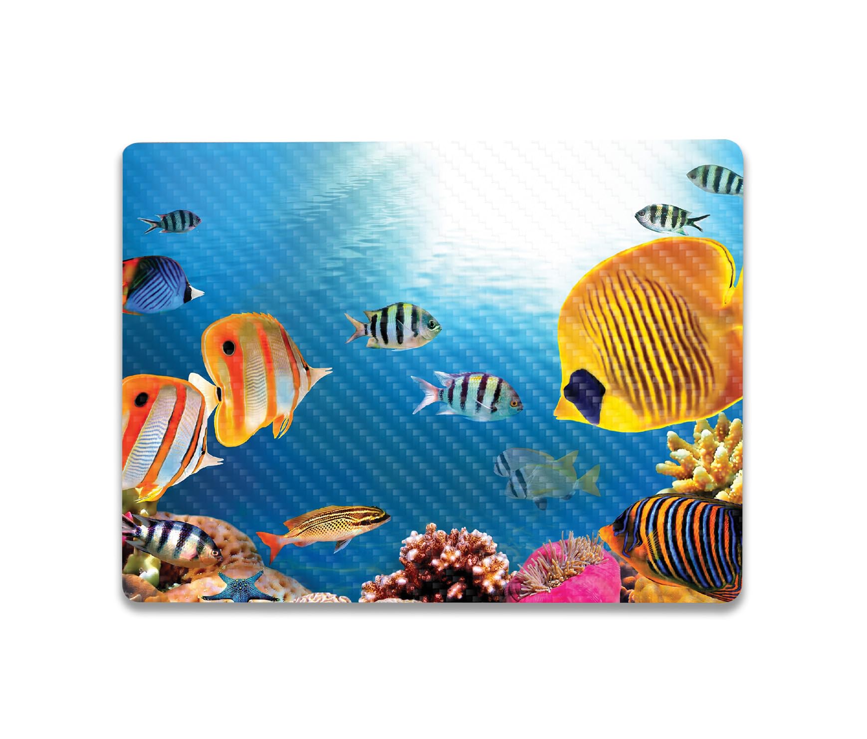 MightySkins Carbon Fiber Skin Compatible with Microsoft Surface Laptop Go 3 (2023) Full Wrap Kit - Tropical Life | Protective, Durable Textured Carbon Fiber Finish | Made in The USA