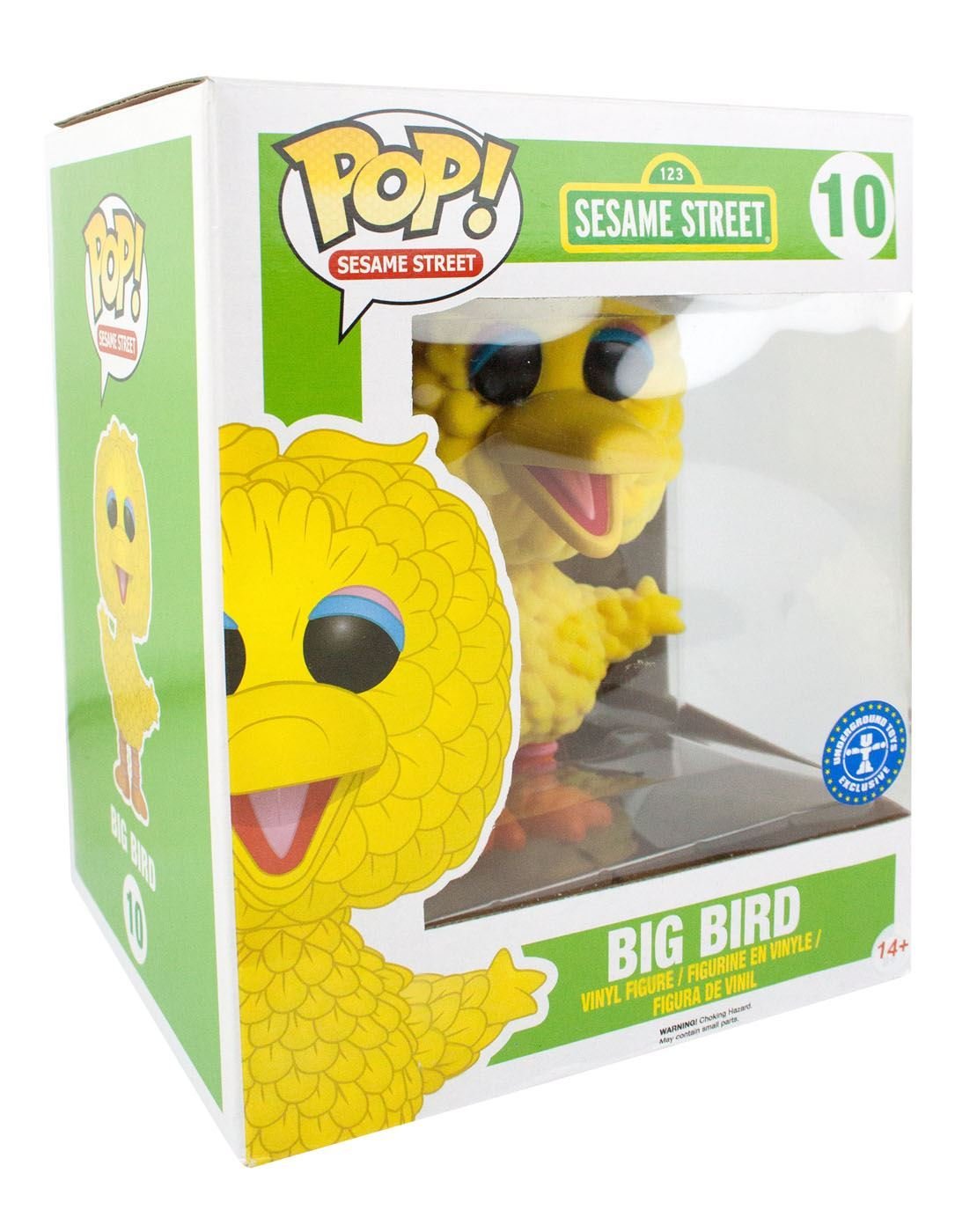 Amazon.com: Funko Pop Sesame Street Big Bird Flocked Exclusive 