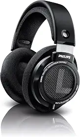 PHILIPS, Headphone com Som em Alta Definição Hi-Fi, SHP9500/00, Com fio de 3 metros, Preto