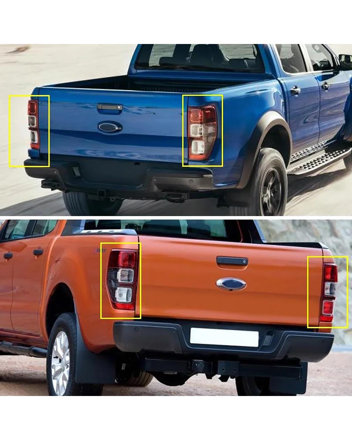 Coche Pilotos Traseros Para RANGER Ute PX XL XLS XLT 2011-2020 Luz Trasera De Coche(Bien)