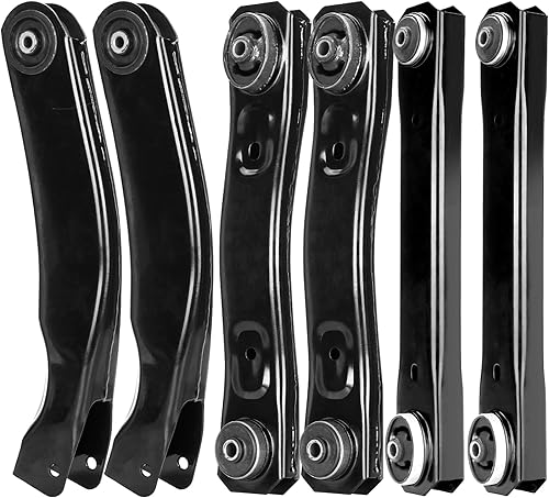 6 brazos de control delanteros superiores e inferiores para Jeep Grand Cherokee 1999-2004, kit de suspensión trasera K640797 K640773 D251028