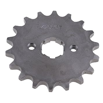 FLAWISH 18T 18 Teeth 20mm 420 Chain Front Sprocket Cog for 110cc 125cc 140cc Pit Dirt Bike