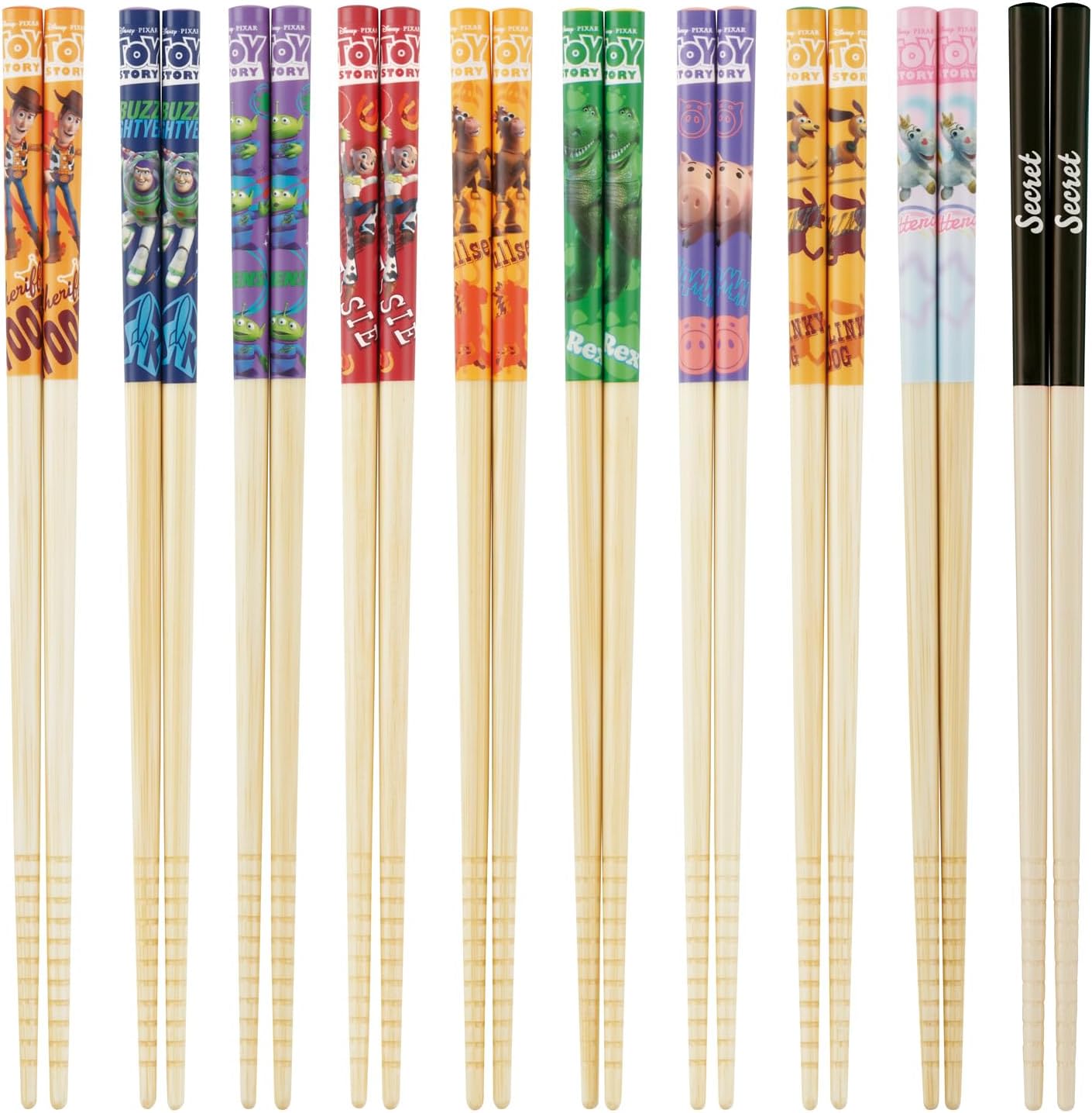 Skater ANT4JB-A Chopsticks, 8.3 inches (21 cm), Total 10 Types, 1 Pair, Mystery Box, Dishwasher Safe, Non-Slip Treatment, Made in Japan, Disney Toy Story, Boys